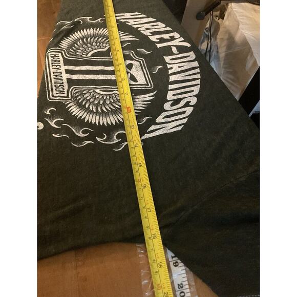 HARLEY DAVIDSON x PUNISHER Burnout Tee Shirt Mens Sz S Biker Motorcycle Moto - Picture 4 of 7